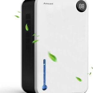 Dehumidifie, 120 OZ Dehumidifiers for Basement(1000 sq.ft) with Humidity Display